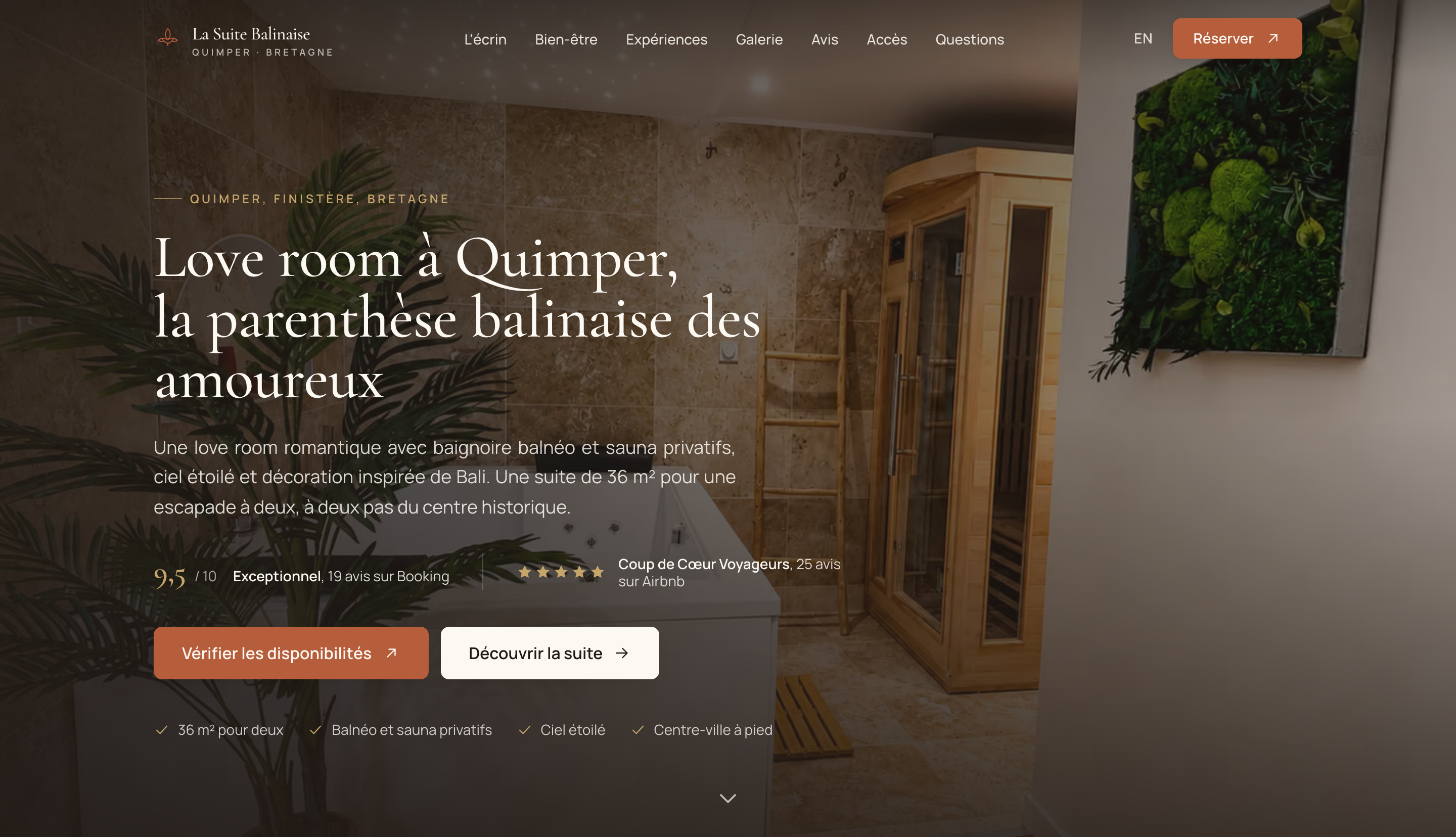 La Suite Balinaise — page d'accueil