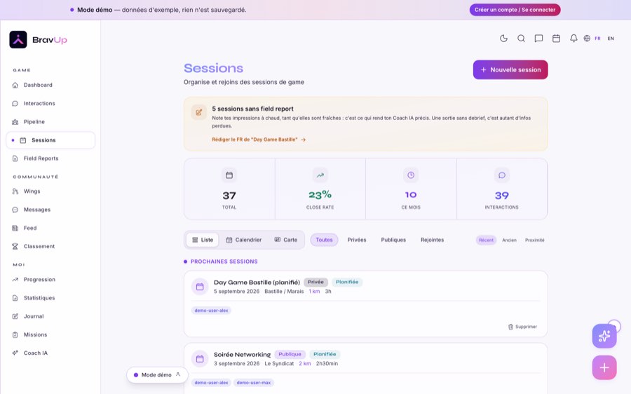 App sessions