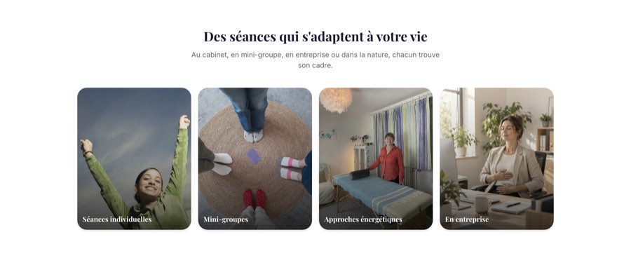Des seances qui s adaptent a votre vie