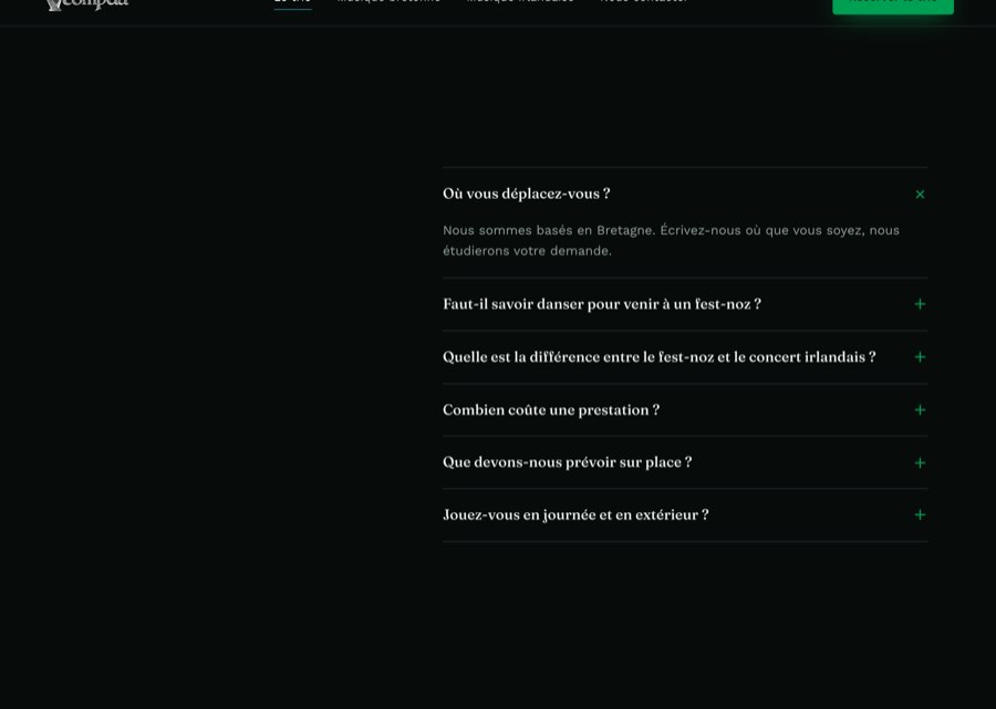 Ce que les organisateurs nous demandent