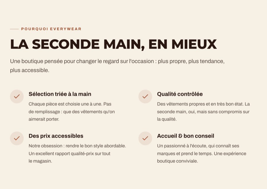 La seconde main en mieux