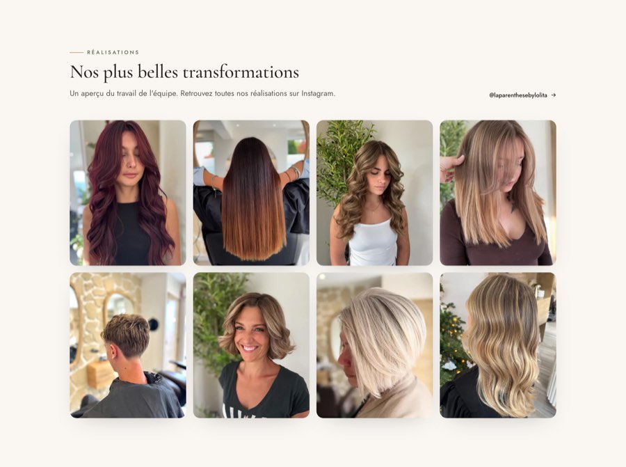 Nos plus belles transformations
