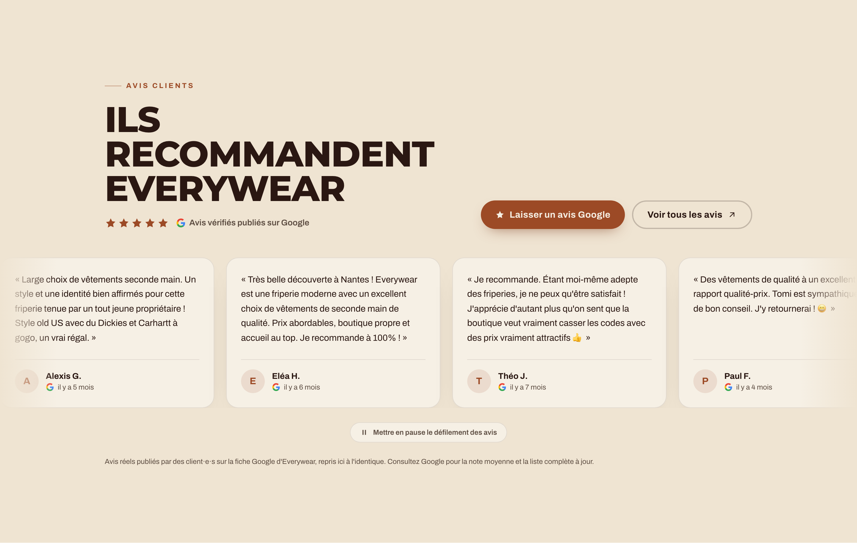 Everywear — Ils recommandent everywear