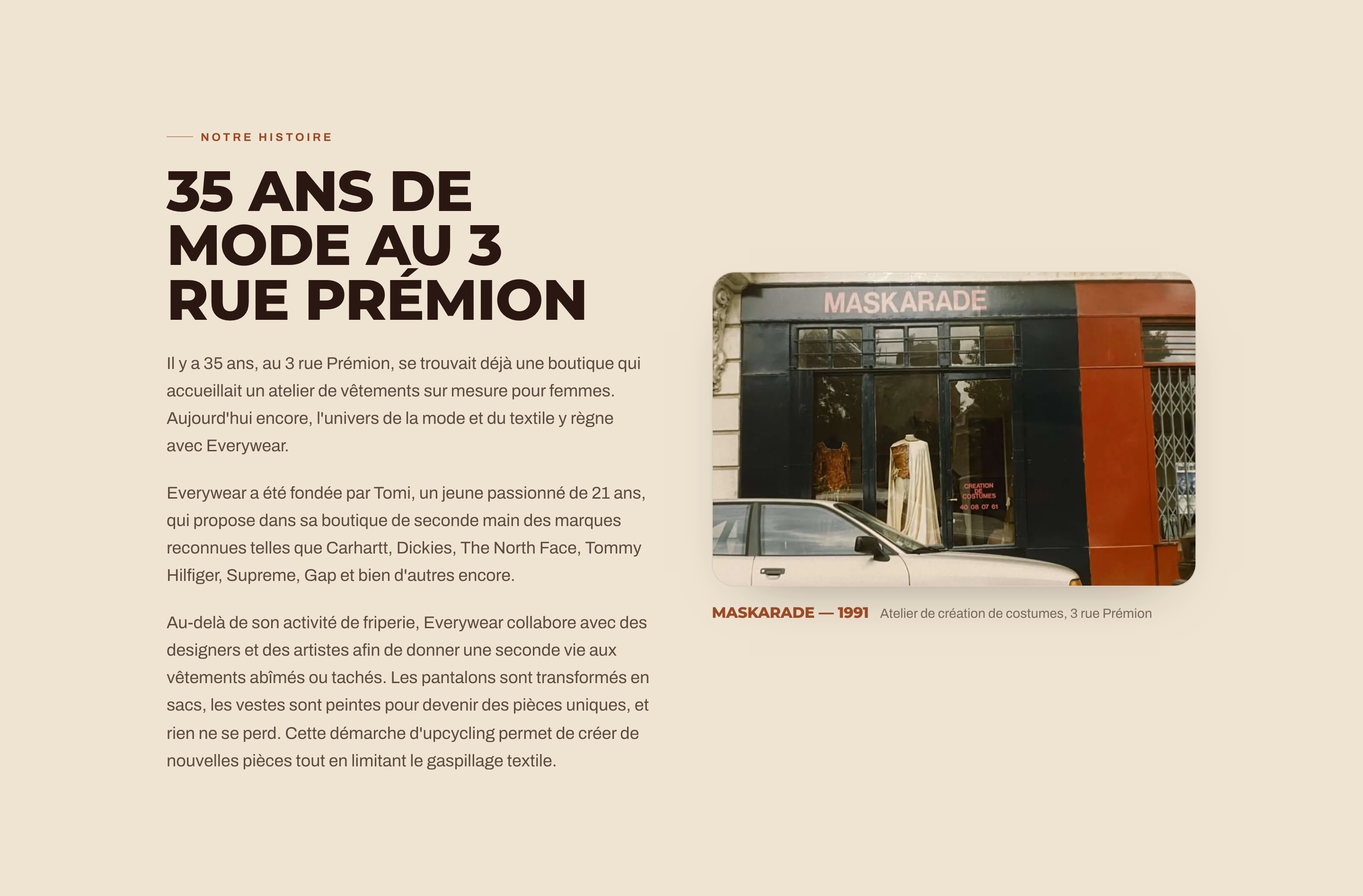 Everywear — 35 ans de mode au 3 rue premion