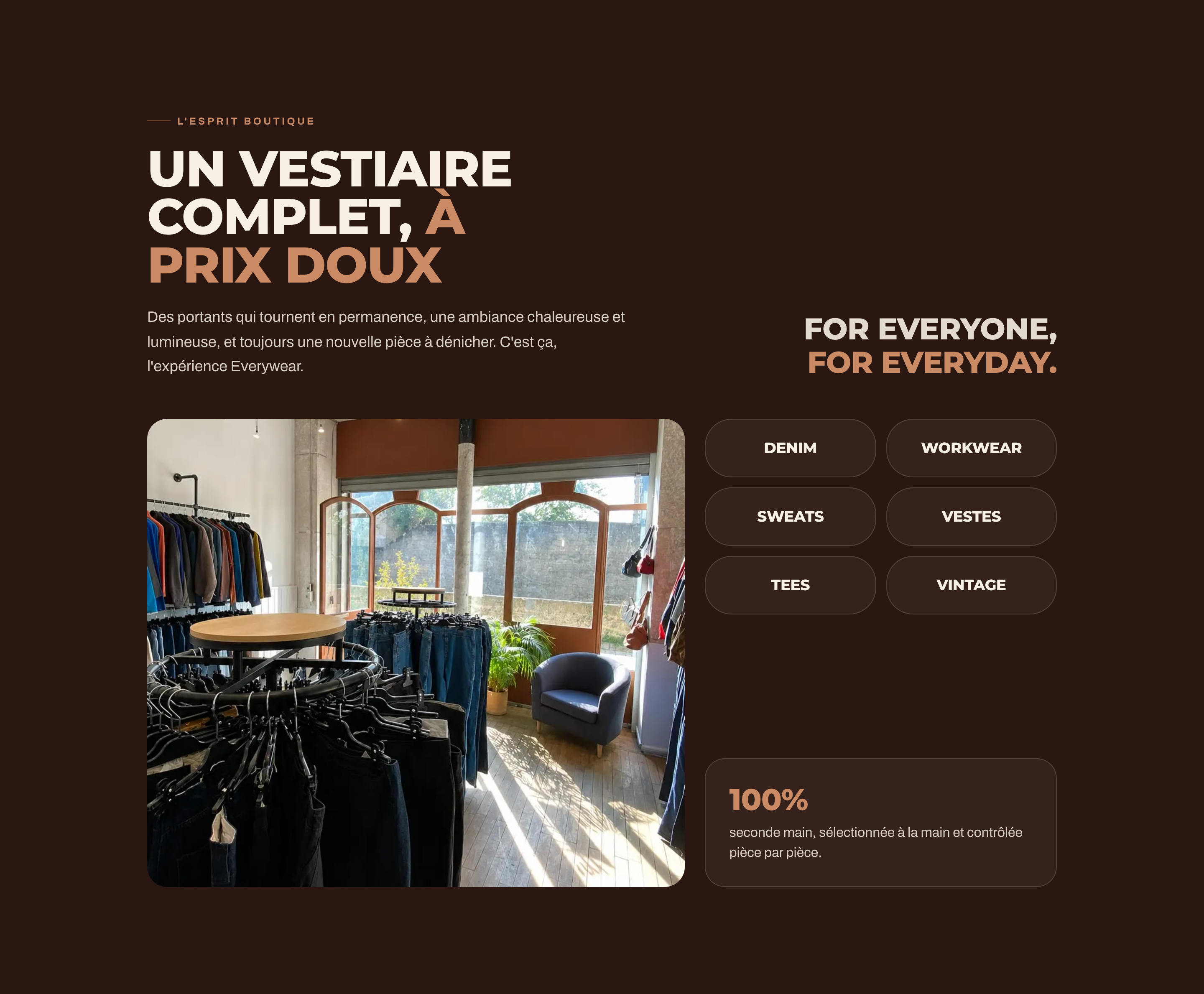 Everywear — Un vestiaire complet a prix doux